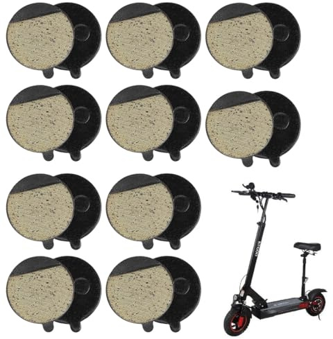 ZKGYUS 10 Stück Sinter Bremsbeläge für M4/M4 Pro Scooter, für Soflow SO4 Pro Gen2 E Elektroroller, Bremsklötze für Scheibenbremse, Ersatzteile für Elektroroller, Hochwertige Bremsbeläge
