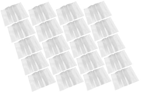 NUOBESTY Buchhüllen Set 20 Stück Buchschutzfolie Schulbuch Plastik Buch Für Schulbücher