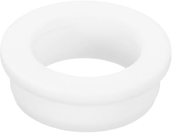 QUARKZMAN 1Pcs Pasacables Arandelas de Goma, Ojales de Cable de Goma de 42mm Agujero de Taladro, Tapones de Agujero para Cortafuegos, Proteger Cables Enchufes, Blanco