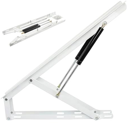 2 meccanismi di sollevamento pneumatici per letti, set di cerniere a gas resistenti per soluzioni di archiviazione migliorate del letto