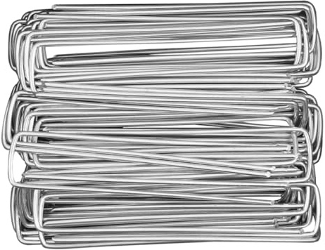 HIAKDOFT 30 pièces Piquets de Jardin pour Fixation de Toile Gazon Synthétique Extérieur et Paillage Verte