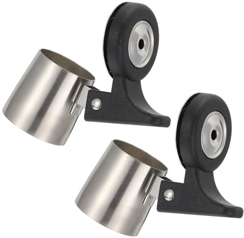 CAXUSD Water Boiling Alarm Whistling Kettle Flute 2pcs Stainless Steel Silver Easy to Install for Whistling Kettle Personal Use