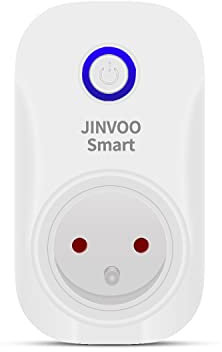 UseeLink WLAN Steckdose 1er Pack Smart Home Plug 10A mit Strommessung, kompatibel mit Alexa/Google Home, Sprachsteuerung, APP Fernsteuerung, Kein Hub erforderlich