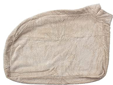 pet wiz Premium Mikrofaser Hunde-Trockentasche, super saugfähig und schnell trocknend, Bademantelhandtuch (XS, Sand)