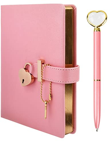 Diary with Lock and Key, Heart Shaped Lock Diary, Notebook with Lock, Secret Diary for Girls, Lockable Notebook, Journal with Lock and Key, Girls Diary, Gift for Girls Women Wife