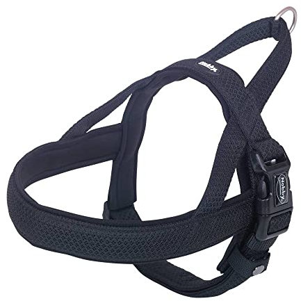 Nobby Norwegergeschirr Mesh Preno, schwarz, L: 68-85 cm + 54 cm, B: 40/45 mm, 1 Stück