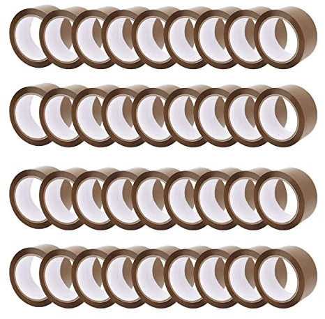 FYBR TAPEMAXX PLUS 36 Rollen starkes Paketklebeband leise Paketband Packband Packing Tape Klebeband Paket Packetbandrolle Verpackungsband 48mm x 66m braun