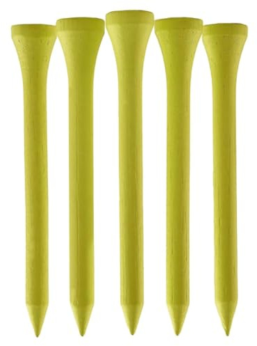 TH Golf Bambus-Golf-Tees, 70 mm, 50 und 100 Stück, mehrere Farboptionen, umweltfreundlich, nachhaltig, langlebig, Bambus-Golf-Tees