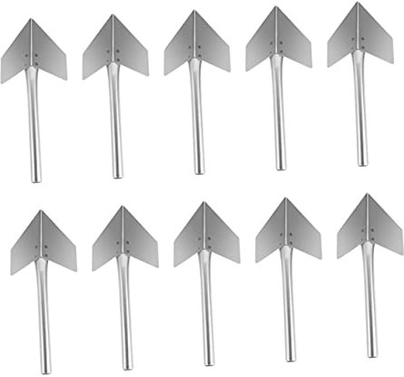 Uonlytech 10pezzi Cazzuole Angolari Inossidabile per Riparazioni su Cartongesso Strumenti Professionali per Finitura e Raschiatura con Impugnatura Ergonomica per Angoli Gradi