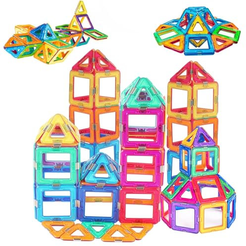 Giugio Magnetische Bausteine 36 Teile, Magnetspielzeug Kinder, DIY Magnetbausteine Magnet Spielzeug, Lernspielzeug Geburtstag Geschenk Vorschule Kinder Kleinkind Jungen Mädchen ab 3 Jahren