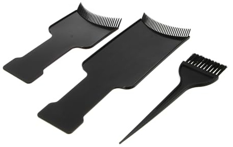 DOITOOL 3pcs Hair Dye Tool Root Touch up Kit Tinting Brush for Highlights Hair Coloring Kit Board