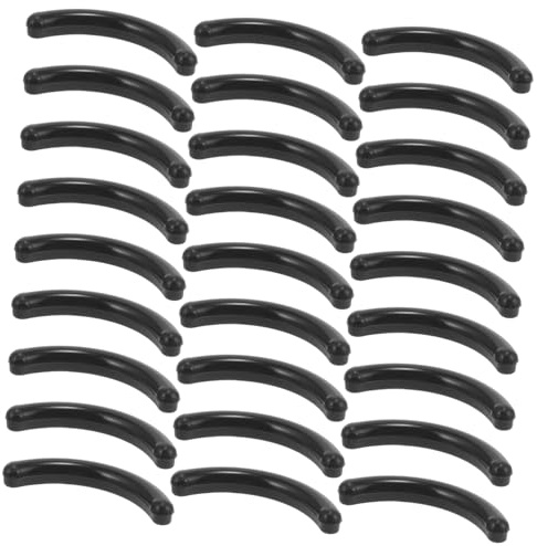 Healeved 100stücke Nachfüllpads Für Wimpernzange Hochwertige Gummipolster Aus Waschbar Und Langlebig Für Geschwungene Wimpern Schwarz