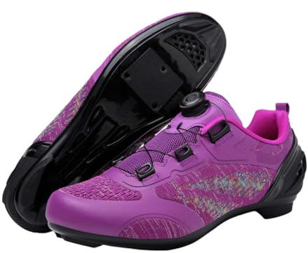 Fooceoute Leichte Outdoor-Rennradschuhe,Spin MTB Schuhe,Indoor Outdoor-Radschuhe,Sicherheit,Hervorragen Passform,FüR Mountainbiken,Rennradfahren,Spin Bike,Indoor-Leichtathletikkursen Und Training