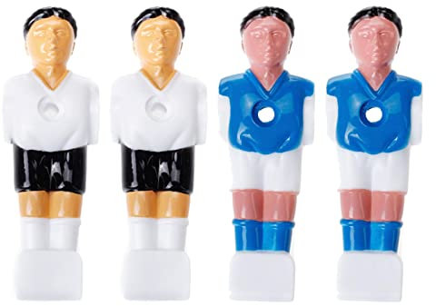 Qianly 4 Stücke 4,3 Zoll Fußball Foosball Mann Fußball Player Teil