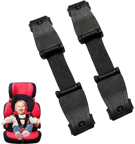 XINCHENG 2Pcs Car Seat Strap Set, Child Seat Belt Clip Anti Escape, Anti Escape Harness Chest Clip for Baby and Kids, Prevent Children Taking Their Arms Out of The Straps