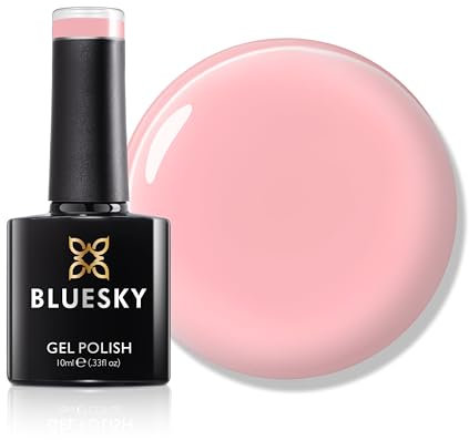 Bluesky Gel Nail Polish 10ml, Sorbet Pink - SS2506, Pink Gel Nail Polish for 21 Day Manicure, Requires Curing Under LED UV Nail Lamp