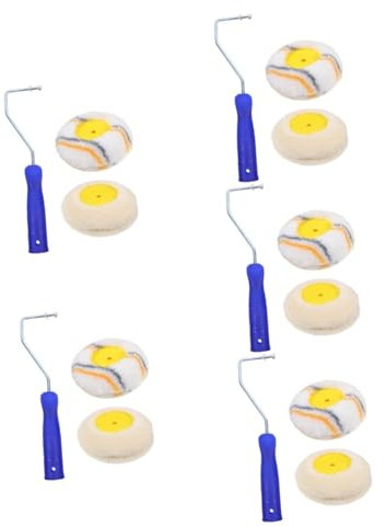 ARTIBETTER 5sätze Tragbarem Farbsprühroller Für Ecken Und Kanten Geeignet Für Wandmalerei Und Renovierung Leicht Zu Reinigen Lagern Kompatibel Mit Verschiedenen Farben