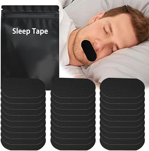 BWOOOWE Tiras Adhesivas Bucales Antirronquidos Solución Respiración Nocturna Mejora Calidad Sueño Cinta Nasal Discreta