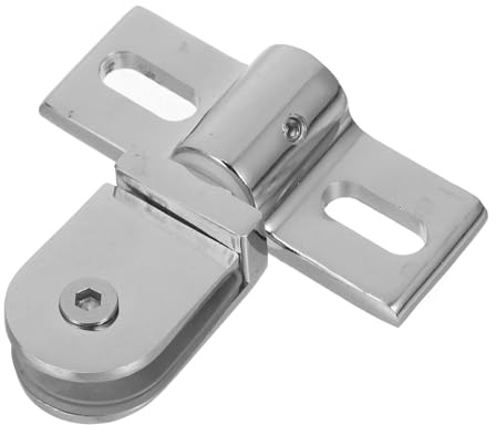 HAMPPLIES Bisagras de Pivote para Puerta de Ducha Inoxidable Completo de Herrajes Resistentes y Elegantes Montaje Estable y Duradero para Mamparas