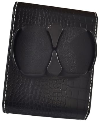 sporful Uhrenbeweger für Automatikuhren, drehbares Uhrengehäuse, mechanische Uhren, Displaybox, Uhrenhalter für Tischplatte, PU-Leder, 12,5 x 17,5 x 12,5 cm, Karbonfaser-Muster