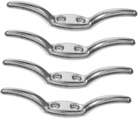 EPIGEIST Blind Cord Cleat Window Cleat Hook 4Pcs Metal Safety Rope Winder for Blinds Curtains Shades Ropes Home Window Treatment Hardware Accessories