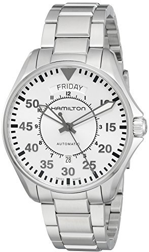 Hamilton Herren-Armbanduhr XL Analog Automatik Edelstahl H64615155