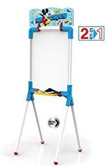 Chicos - Lavagna per bambini Junior Mickey | Lavagna con cavalletto per bambini Disney | 2 3 anni (53053)