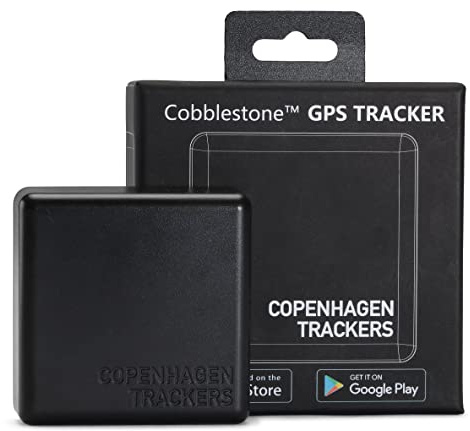 Cobblestone GPS Tracker - Inklusive kostenloser SIM für £0 / Monat - Made in Denmark - 4-6 Jahre Akkulaufzeit ohne Aufladen - Der perfekte Artikellokator
