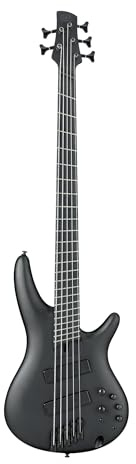 Ibanez Iron Label SRMS625EX-BKF Black Flat - E-Bass