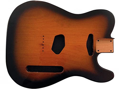 Tobacco Burst Alder Nitrocellulose Gloss Telecaster Korpus