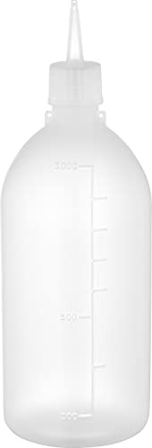 Catergold Plastic Squeezable Oil Sauce Dispenser Squeeze Bottle Clear (1000ml)