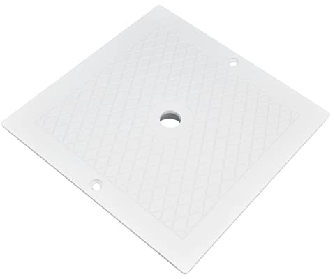 Pool Skimmerdeckel ø 25,5cm Quadratischer Skimmer Abdeckung Skimmerplatte für Schwimmbäder SPA (1 Stück)