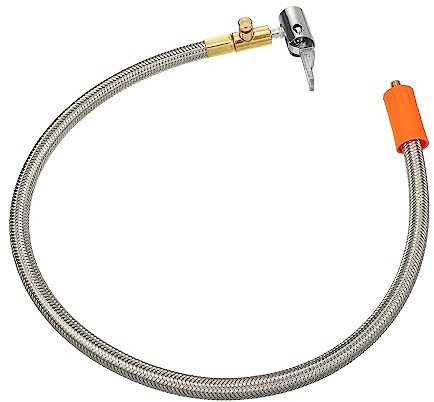 QUARKZMAN 23,6 Flexible Neumático Inflador Manguera Adaptador M6 con Válvula Liberación Aire