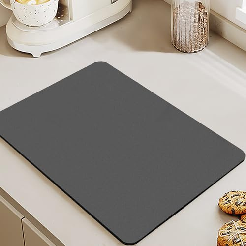 Fyihoxi Matta för kaffemaskin, silikonmatta för matberedare, halkfri och vattentät droppmatta diskho, kaffematta, torkmatta, servis (30 x 40 cm)