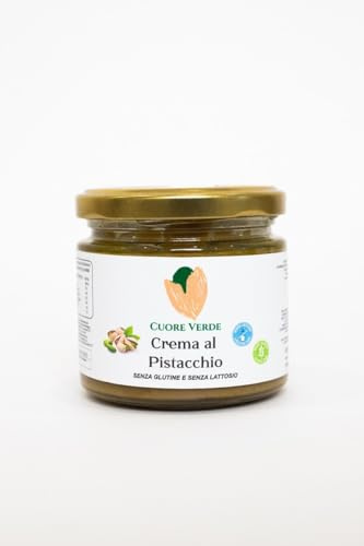 Crema untable de Pistacho SIN GLUTEN y SIN LACTOSA para Postres, Helados, Tartas, Repostería, Crepes y muchas otras recetas típicas de Brontë