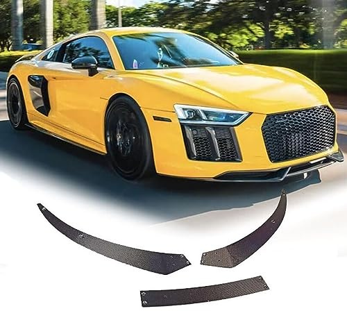 Auto Frontlippe Frontspoiler,für Audi R8 V10 Gen 2 2-Door 2016-2019,Frontlippe Spoiler Protector Splitter Kit