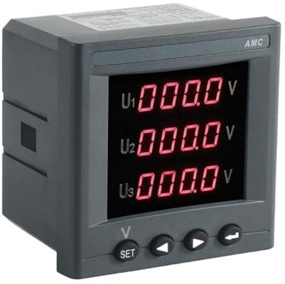 ISIRYK Compteur d'énergie Instrument de Mesure électrique AMC96-E4/KC Compteur d'énergie programmable Compteur d'électricité