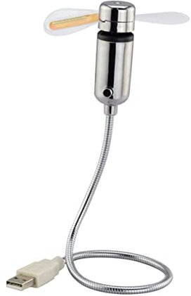 QUMIIRITY Ventilateur Portable Mini Ventilateur À Main Flexible À Col De Cygne Barre Lumineuse Led Pour La Maison Et Le Bureau