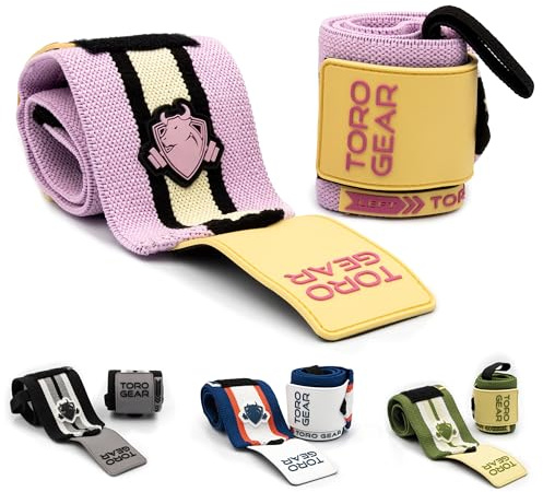 TORO GEAR Wrist Wraps Handgelenkbandagen – Titan Ultra Lift – Premium Handgelenkstütze für Krafttraining, Gewichtheben & Powerlifting – High-Density Klett – Paar