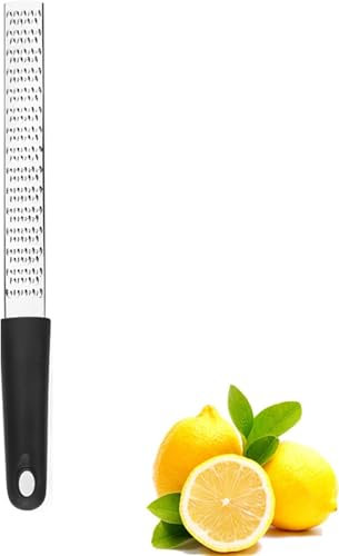 Ralladores de Cocina,Rallador de Queso para LemonParmesan, Ginger Chocolate, Fabricado en Acero Inoxidable