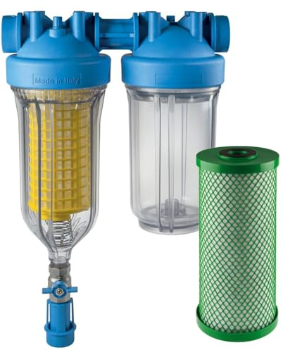 HYDRA BIG DUO Rainmaster Filtre à eau pour fontaine 1 Filtre à eau domestique Sable charbon actif