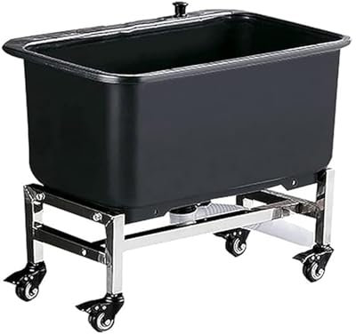 Lavandino per pisolino Commerciale Portatile per casa o Hotel, Bacino di Servizio di mop, lavandino autoportante Interno/Esterno Lavanderia per la lavandino della Vasca di utilità