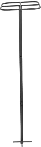 Fockety Drachenfrucht-Rankgitter, 127 cm, Metall-Drachenfrucht-Pflanzengitter, Turm-Pflanzkäfig für Drinnen und Draußen, Pflanzen-Kletterstütze für Kletterpflanzen (schwarz)