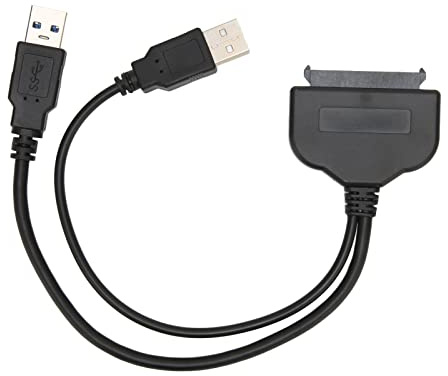 LXWalibrex Cavo adattatore SATA a USB 3.0 Adattatore per disco rigido plug and play ad alta velocità da 6 Gbps per HDD SDD da 2,5 pollici