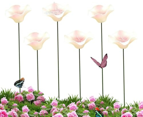 Abreuvoir à Abeilles en céramique 6 pièces Bain pour Papillons avec Fleurs
