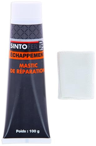 Black Kit de réparation d'échapement bandage souple + mastic : Sintofer