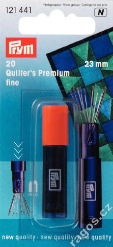 Prym 20 Quilter Nadeln hochwertiges Fein 23mm