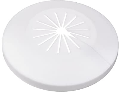 sourcing map Pipe Cover Decoration, 15mm-25mm PP Plastic Escutcheon Water Pipe Drain Line Cover White 8pcs