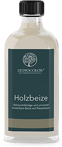 Lignocolor Holzbeize (100 ml, Weiss) umweltfreundliche Beize auf Wasserbasis für Holz