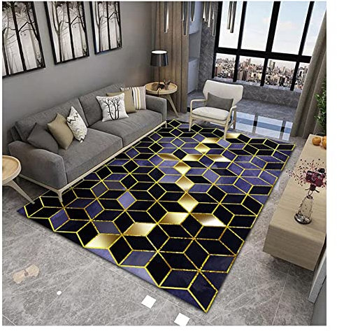 Traditioneller Geometrischer Teppich Artistic mit Farbverlauf Wohnzimmer Teppich Fußmatte Rutschfestes Tatami-Bett im Schlafzimmer Nordische Luxusteppiche Teppiche Große Bodenmatte 11 180*280cm